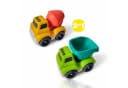 alldoro Spielzeug-LKW 2er Set Betonmischer Kipplaster für Kinder ab 1 Jahr Bild 2
