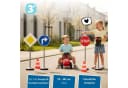 alldoro Spiel-Verkehrszeichen XL Verkehrsset mit Ampel & 6 Schildern Bunt Bild 1