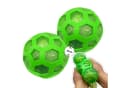alldoro XXL Mesh Squishy 2er Set Grün Glitzer Anti Stress Ball Bild 2