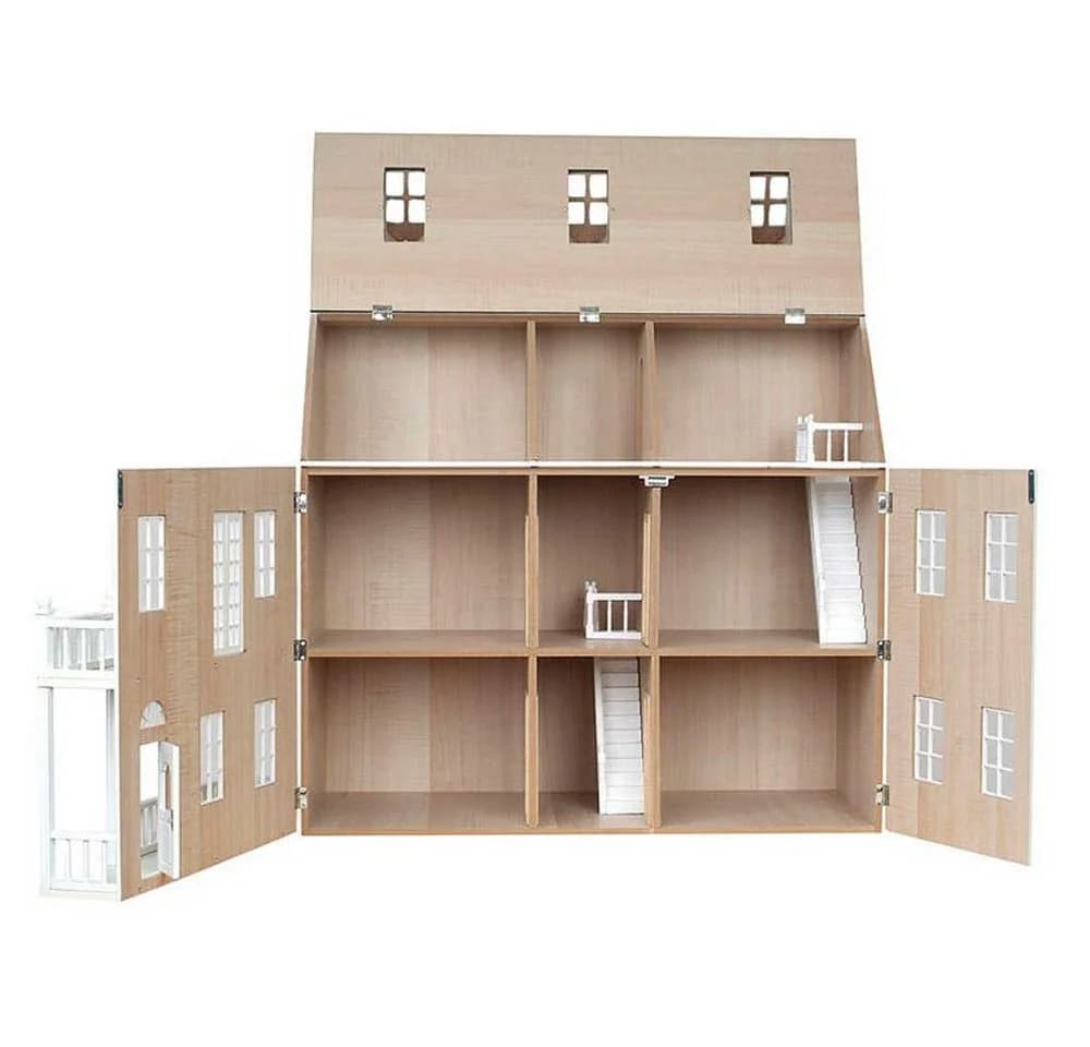 Streets Ahead Dollshouse Puppenhaus Exmouth pink bemalt Bausatz viktorianischer Stil