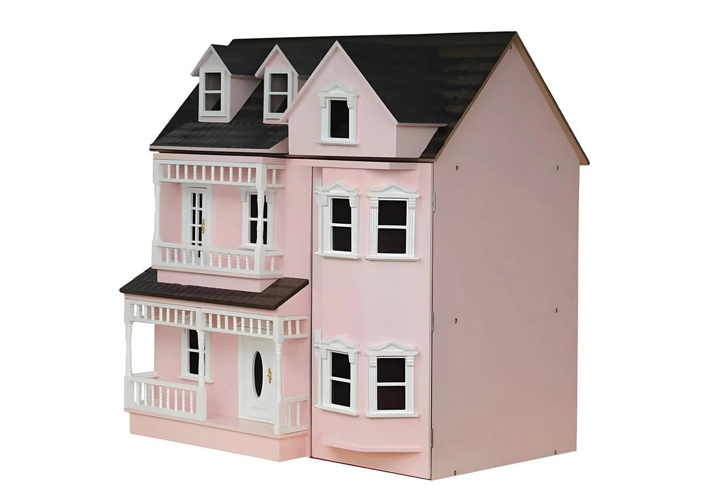 Streets Ahead Dollshouse Puppenhaus Exmouth pink bemalt Bausatz viktorianischer Stil - Bild 2
