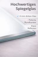 Your-Homestyle Wandspiegel Rahmenloser Facettenspiegel Bild 4