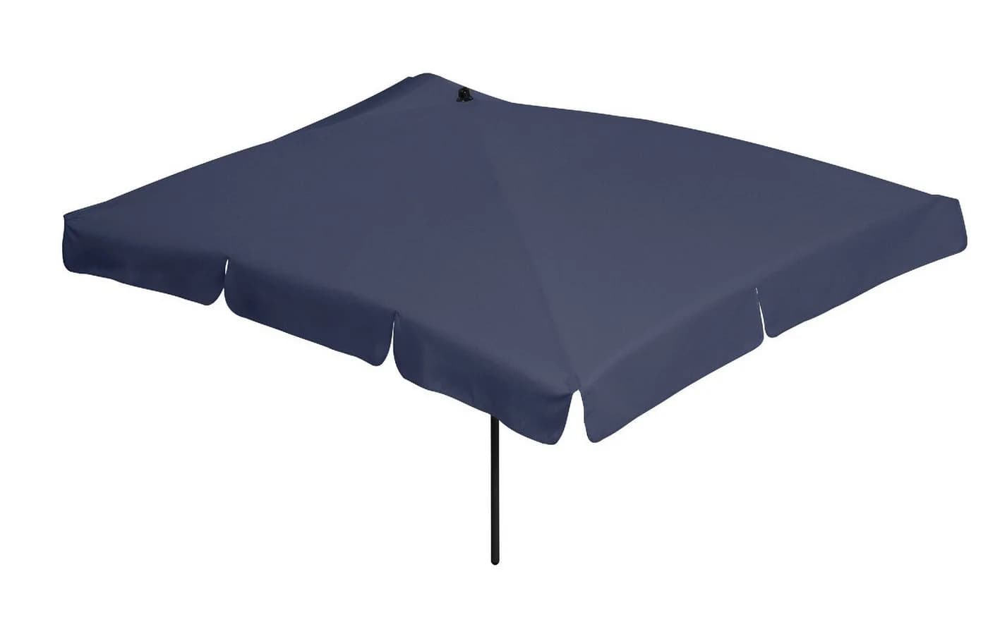 FARE Sonnenschirm rechteckig blau höhenverstellbar mit Knickvorrichtung