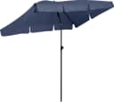 FARE Sonnenschirm rechteckig blau höhenverstellbar mit Knickvorrichtung Bild 2