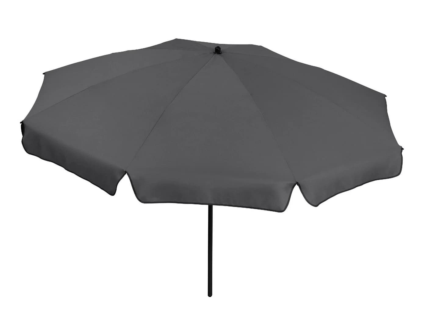 FARE Sonnenschirm M Grau Volant höhenverstellbar knickbar