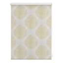 LICHTBLICK Seitenzugrollo Klemmfix Beige Weiß Boho Design Bild 1