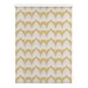 LICHTBLICK Seitenzugrollo Boho Zig Zag Gelb Klemmfix Bild 1