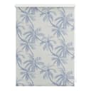 LICHTBLICK Seitenzugrollo Klemmfix Verdunkelung Blue Print Palms Blau Bild 1