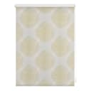 LICHTBLICK Rollo Klemmfix Beige/Weiß Verdunkelung Boho Bild 1