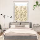 LICHTBLICK Fensterfolie Golden Drops Gold Sichtschutz Selbstklebend Bild 2