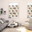 LICHTBLICK Fensterfolie Selbstklebend Sichtschutz Jumbo Flowers Rot Bild 2