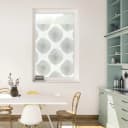 LICHTBLICK Fensterfolie Stripy Boho Drop Weiß Selbstklebend Sichtschutz Bild 2