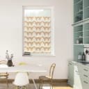 LICHTBLICK Fensterfolie Boho Zig Zag Gelb Selbstklebend Sichtschutz Bild 2