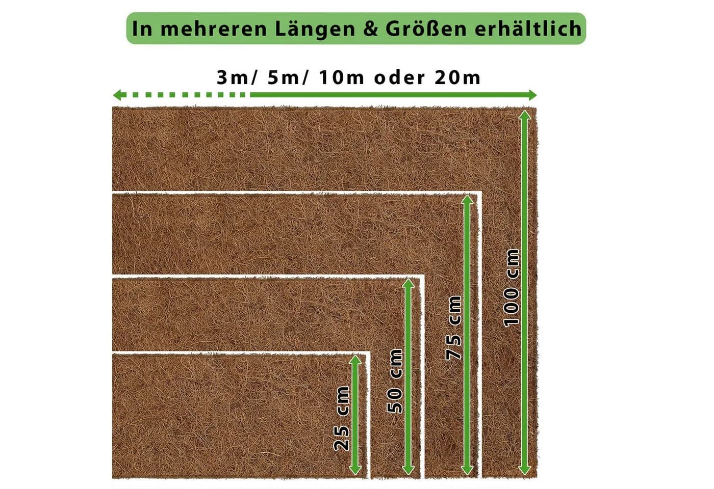 Montafox Kokosmatte 100% Biologisch Winterschutz Pflanzen - Bild 4