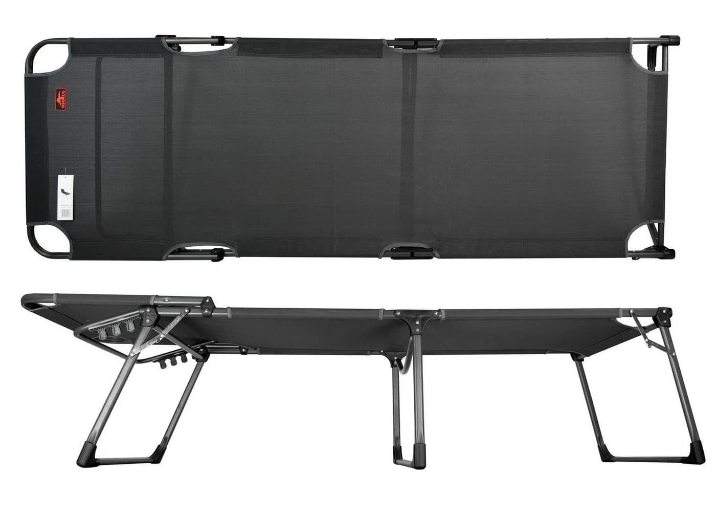 osoltus XXL Sonnenliege Anthrazit Aluminium mit verstellbarer Rückenlehne - Bild 2