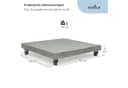osoltus Granit Schirmständer 120 kg mit Rollen grau Bild 3