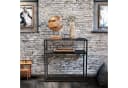 osoltus Konsolentisch Industrie Stil Stahl Schwarz Bild 5