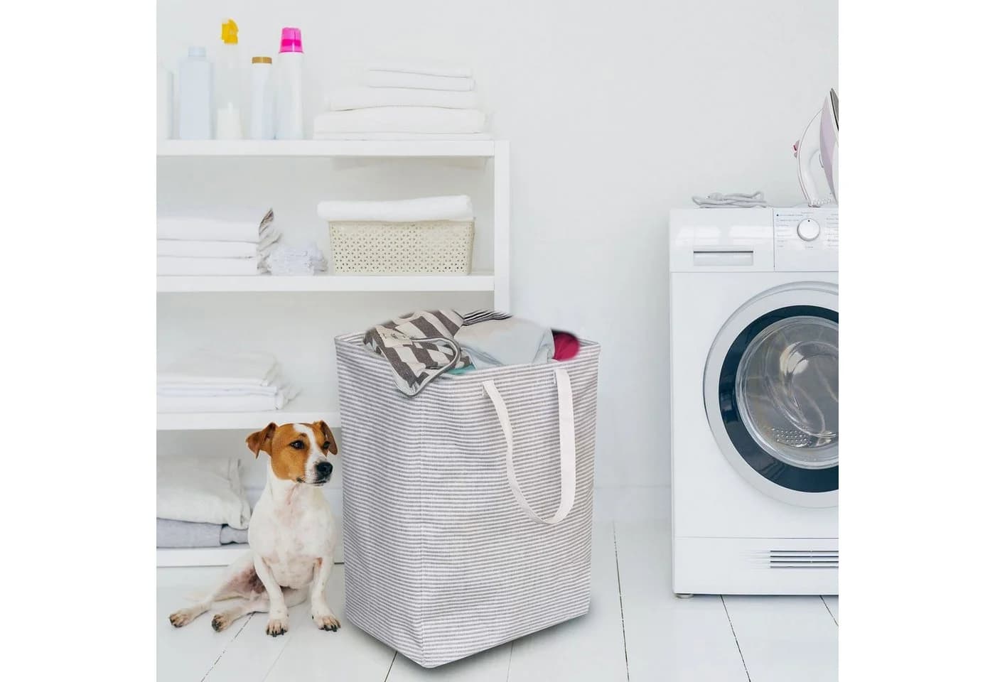 osoltus Wäschesortierer Stockholm Organizer 70L mit Griffen