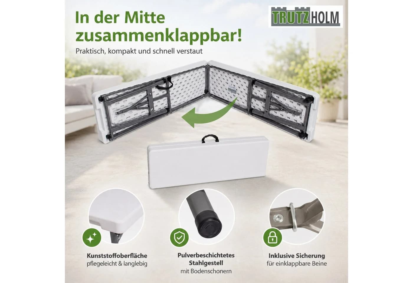 TrutzHolm Bierzeltbank 180 cm Klappbank Partybank - Bild 4