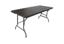 TRUTZHOLM Klapptisch Buffettisch Grau Holzoptik Bild 2
