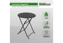 TRUTZHOLM Bistrotisch Grau Holzoptik Klappbar 60 cm Bild 1