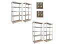 TRUTZHOLM Schwerlastregal 4er Set 180x90x40 cm 875 kg Tragkraft Bild 2