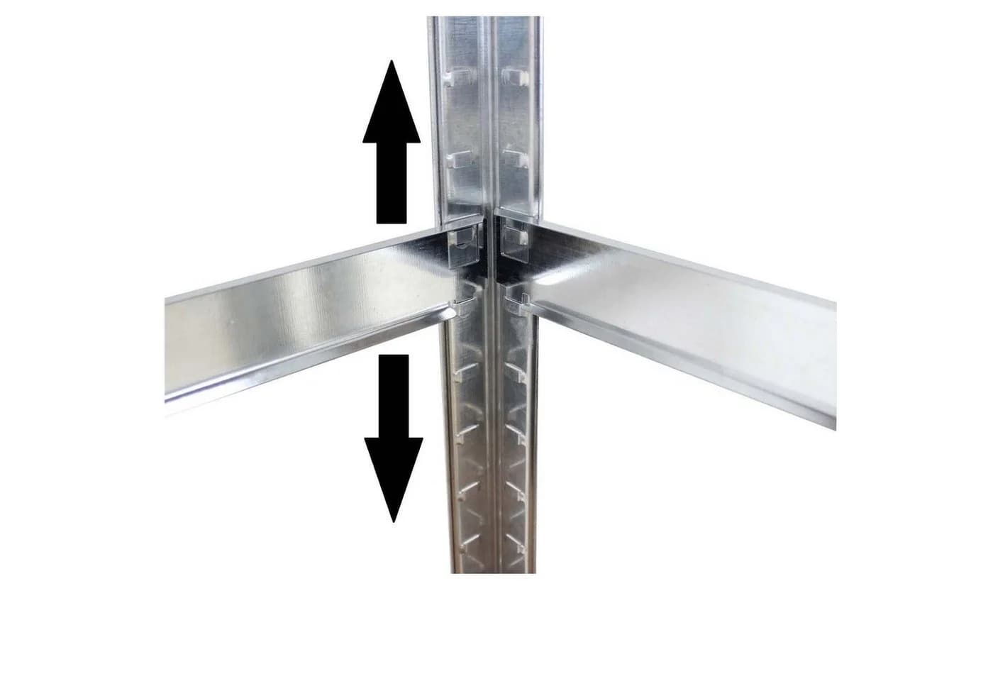 TRUTZHOLM Schwerlastregal 4er Set 180x90x40 cm 875 kg Tragkraft - Bild 5
