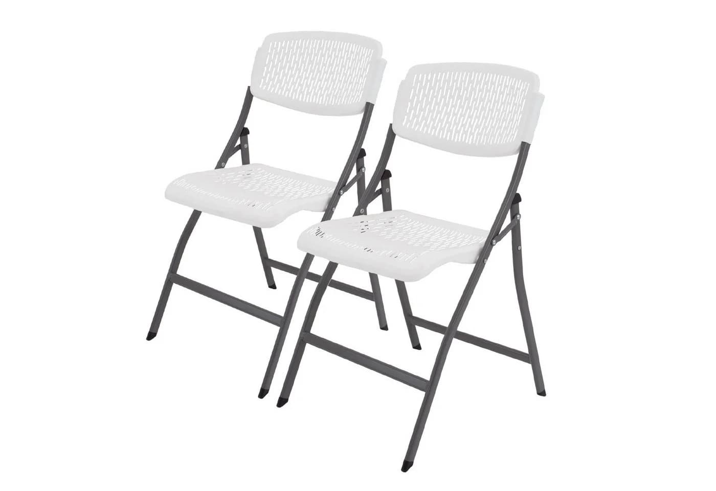 TRUTZHOLM Klappstuhl 2er Set Tragkraft 150 kg Ergonomische Sitzform Campingstuhl - Bild 2