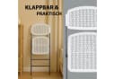 TRUTZHOLM Klappstuhl 2er Set Tragkraft 150 kg Ergonomische Sitzform Campingstuhl Bild 4