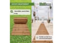 TRUTZHOLM Gartensteg Holzpfad ausrollbar rustikales Tannenholz Anti-Rutsch Bild 4