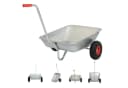 TRUTZHOLM Schubkarre 100 kg 75 L Luftreifen Gartenkarre Einhandkarre Bild 2