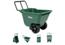 TRUTZHOLM Gartenwagen Schubkarre 250 kg 90 L Kippsicher Grün Bild 2