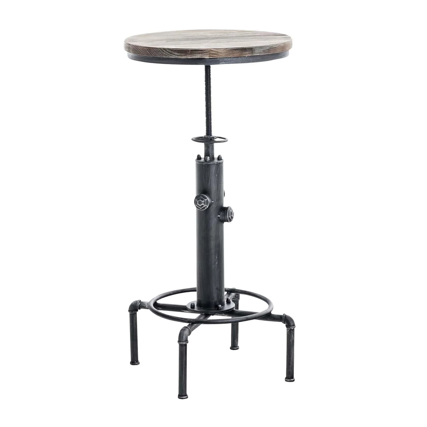 CLP Stehtisch Lumos Höhenverstellbar Runder Bartisch Industrial Design