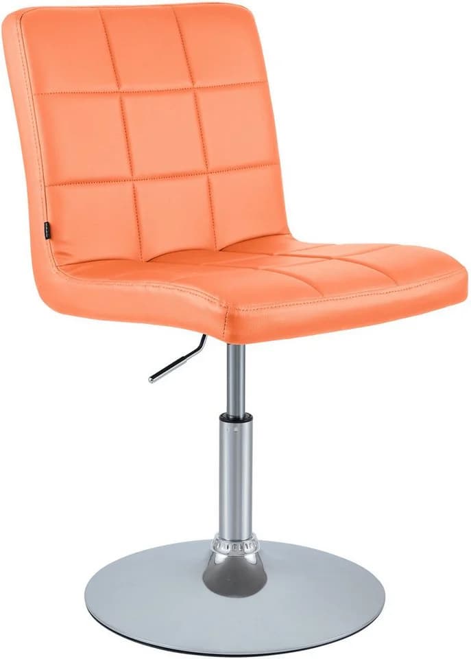CLP Esszimmerstuhl Ricky Orange Kunstleder drehbar höhenverstellbar - Bild 2