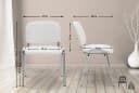 CLP Stapelstuhl Ken Kunstleder Metall Chrom-Optik Bild 2