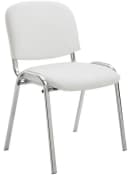 CLP Stapelstuhl Ken Kunstleder Metall Chrom-Optik Bild 3