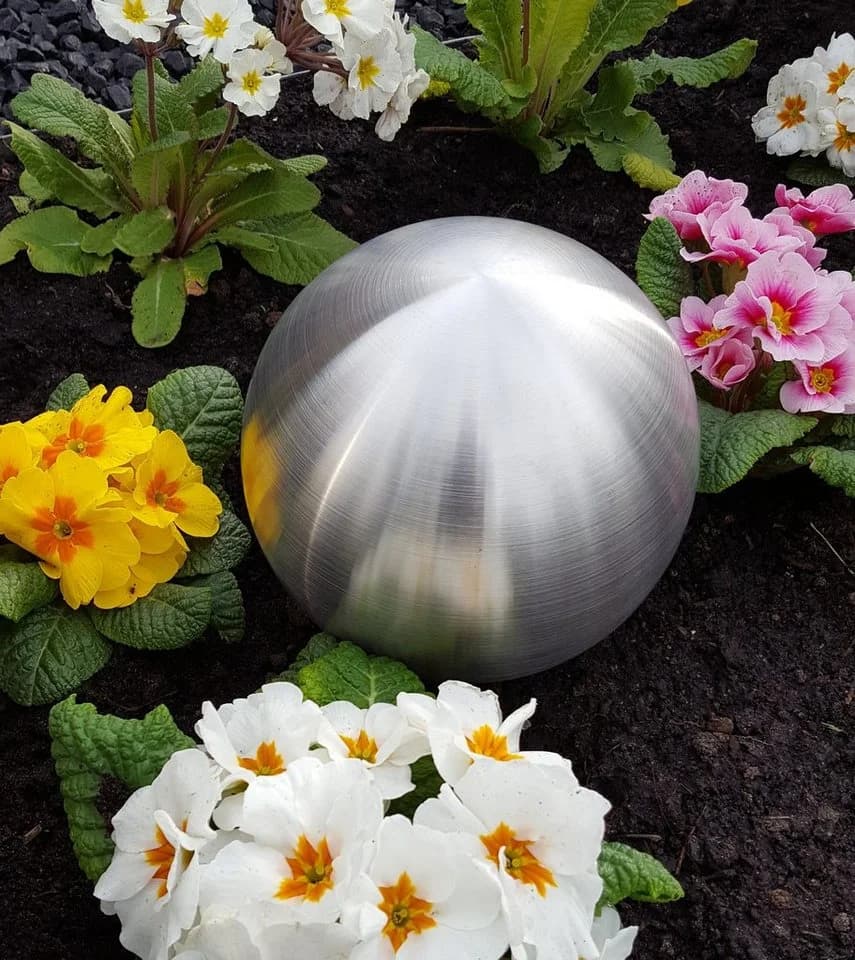 Jürgen Bocker - Gartenambiente Dekokugel Edelstahl matt 20-75 cm