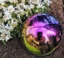 Jürgen Bocker Edelstahl Dekokugel Rainbow poliert Gartendekoration Bild 1