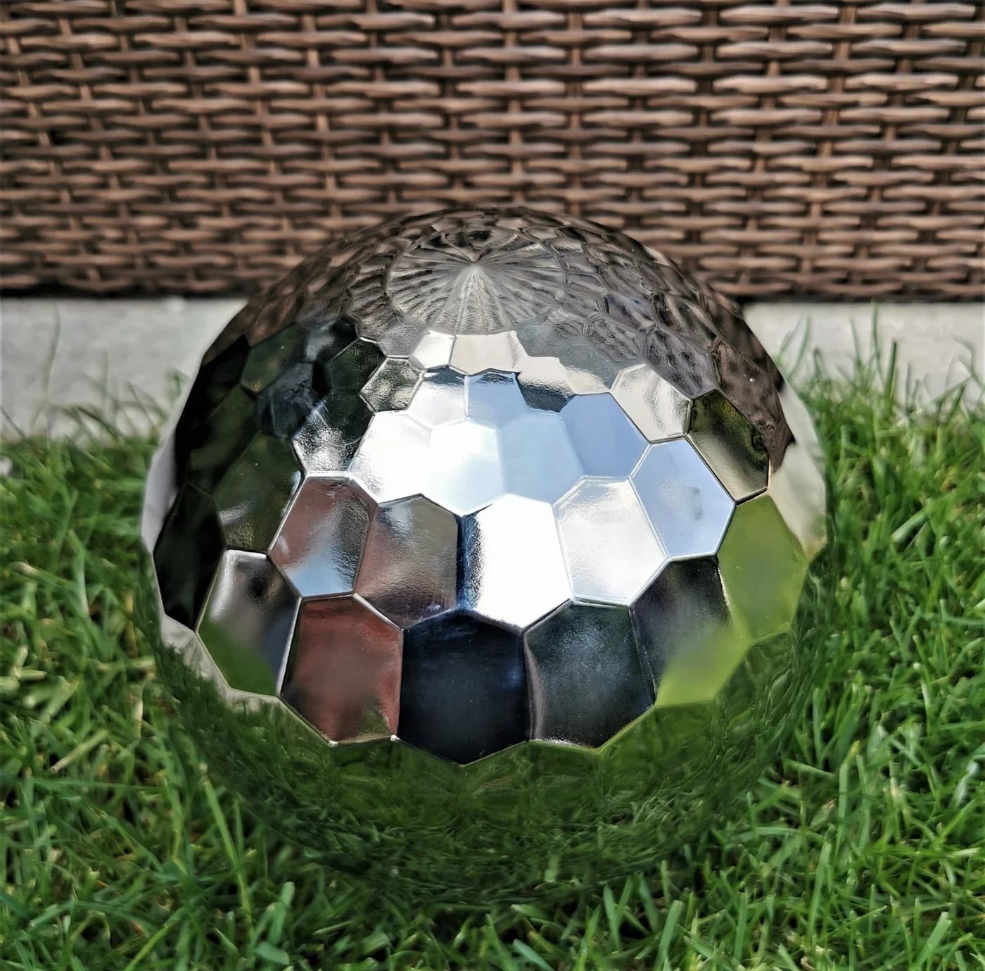 Jürgen Bocker Edelstahl Dekokugel Diamant 20 cm