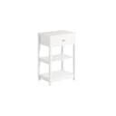 SoBuy Beistelltisch FBT46 Modern Weiß/Schwarz/Hellgrau/Natur Bild 1