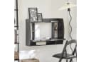SoBuy Wandtisch mit 1 Ablage Schwarz Modern Bild 2