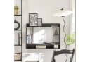 SoBuy Wandtisch mit 1 Ablage Schwarz Modern Bild 3