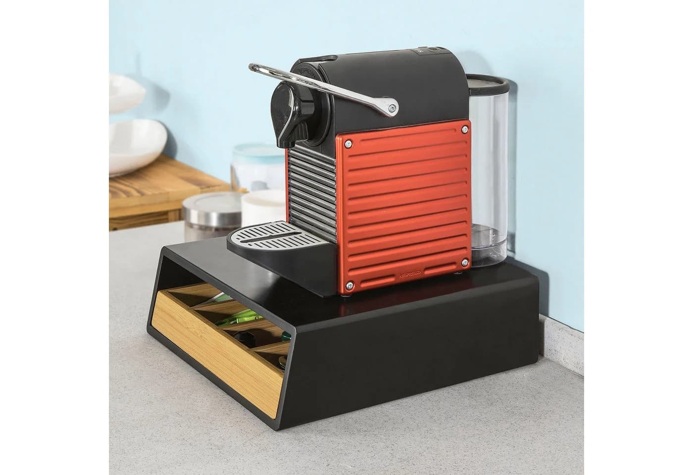 SoBuy Kapselspender FRG280 Monitorständer mit Schublade - Bild 5