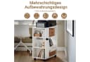 SoBuy Druckertisch FBT68 Weiß 7 Ablagen Rollcontainer Bild 4