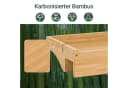 SoBuy Nachttisch NKD01 Klemmregal Bambus mit Kabelführung Bild 4