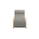 SoBuy Schaukelstuhl FST16 Grau Beige mit verstellbarer Fußstütze Bild 1