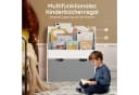 SoBuy Bücherregal KMB17 Kinderregal Weiß-Grau mit Spielzeugtruhe Bild 2