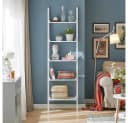 SoBuy Leiterregal FRG17 Weiß 5 Ebenen MDF Standregal Bild 1