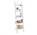 SoBuy Leiterregal FRG17 Weiß 5 Ebenen MDF Standregal Bild 2