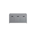 SoBuy Schuhbank FSR80 Grau/Grün mit Sitzkissen und Stauraum Bild 1